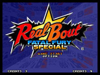 Real Bout Fatal Fury Special, capture décran